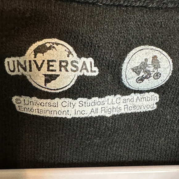 Back to The Future Universal City‎ Studios black crewneck sweatshirt sz L - Picture 2 of 3